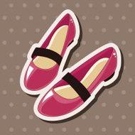 High-heeled shoes style theme elements N13