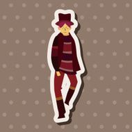 boy man cartoon theme elements vector eps N37