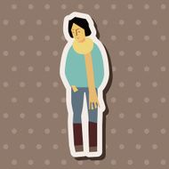 boy man cartoon theme elements vector eps N43