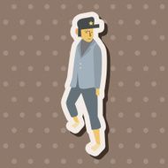 boy man cartoon theme elements vector eps N45