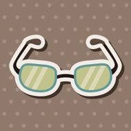 glasses theme elements vector eps N28