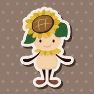 flower elf theme elements vector eps N20