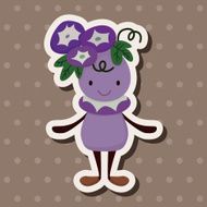 flower elf theme elements vector eps N24