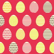 Seamless easter egg spring colorful pattern N2