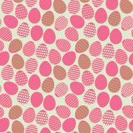 Seamless easter egg spring pink pattern