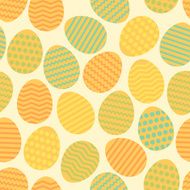 Seamless easter egg spring colorful pattern N4