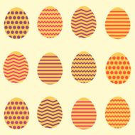 Seamless easter egg spring colorful pattern N5