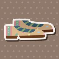 shoe style theme elements vector eps N51