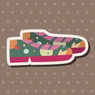 shoe style theme elements vector eps N52