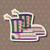 shoe style theme elements vector eps N54