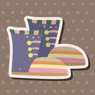 shoe style theme elements vector eps N55