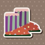shoe style theme elements vector eps N58
