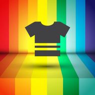 t shirt vector icon