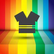 modern t shirt vector icon