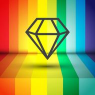 Diamond vector icon N2
