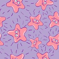 Stars sea and heavenly Abstract seamless
