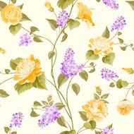 Seamless pattern of flowers N11