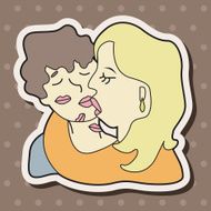 france couple theme elements vector eps N4