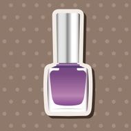 nail polish theme elements vector eps N7