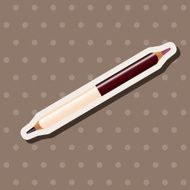 eye liner and eyeshadow theme elements vector eps N22