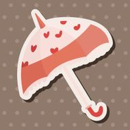 Umbrella theme elements vector eps N107