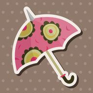 Umbrella theme elements vector eps N110