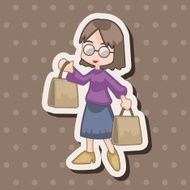 shopper theme elemets vector eps N63