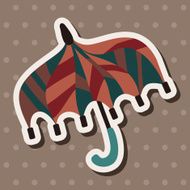 Umbrella theme elemets vector eps N68
