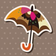 Umbrella theme elemets vector eps N69