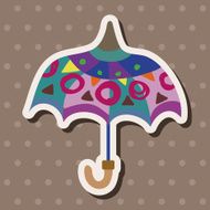 Umbrella theme elemets vector eps N71