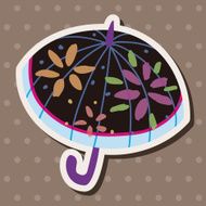 Umbrella theme elemets vector eps N72