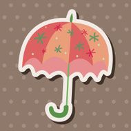 Umbrella theme elemets vector eps N73