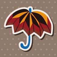 Umbrella theme elemets vector eps N74