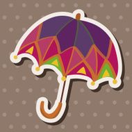 Umbrella theme elemets vector eps N76