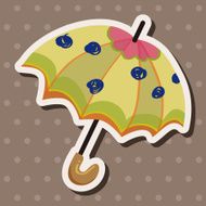 Umbrella theme elemets vector eps N77