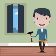 Workman illustration