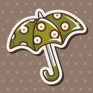 Umbrella theme elements vector eps N120