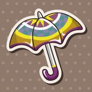 Umbrella theme elements vector eps N123