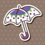 Umbrella theme elements vector eps N130