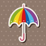Umbrella theme elements vector eps N131