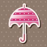 Umbrella theme elements vector eps N132