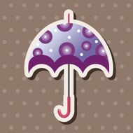 Umbrella theme elements vector eps N133