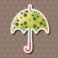 Umbrella theme elements vector eps N134