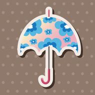 Umbrella theme elements vector eps N135