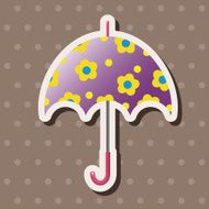 Umbrella theme elements vector eps N136