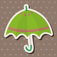 Umbrella theme elemets vector eps N78
