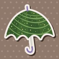 Umbrella theme elemets vector eps N80