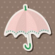 Umbrella theme elemets vector eps N83
