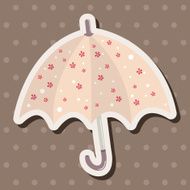 Umbrella theme elemets vector eps N86