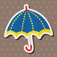 Umbrella theme elemets vector eps N87